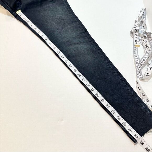 Mavi Adriana Jeans Mid Rise Super Skinny Dark Wash Glitter Pocket Size 27 NWT - Picture 11 of 12